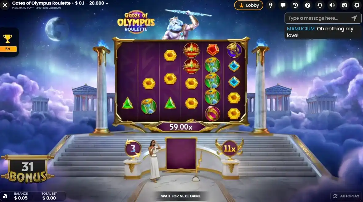 My Real Experience Playing Gates of Olympus Roulette (Sessions & Results)